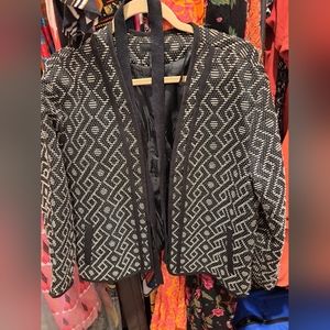Black & white blazer jacket